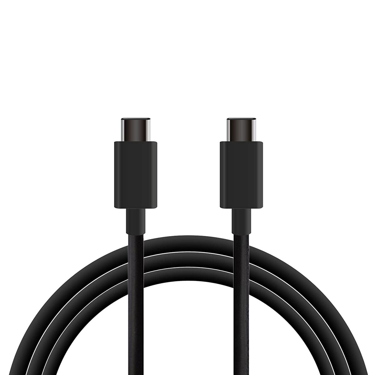 Cablu USB-C la USB-C KSIX BXCUC01 Negru 1 m