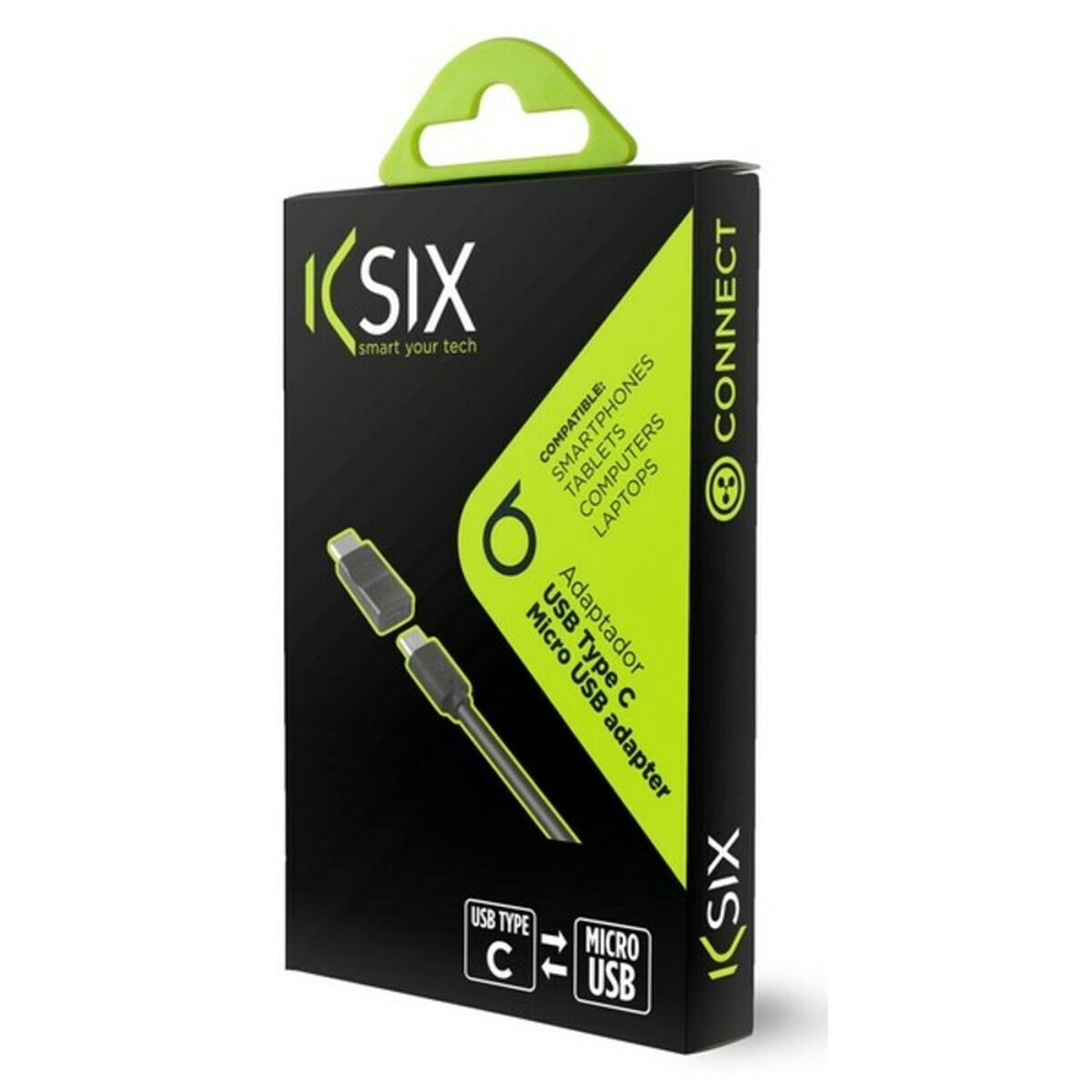 Adaptor USB 2.0 la USB-C 3.1 KSIX BXADAPC02