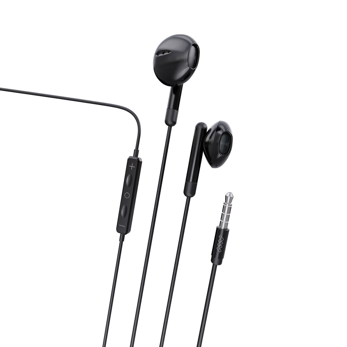 Căști cu Microfon Myway MWHPH0019 Alb Negru
