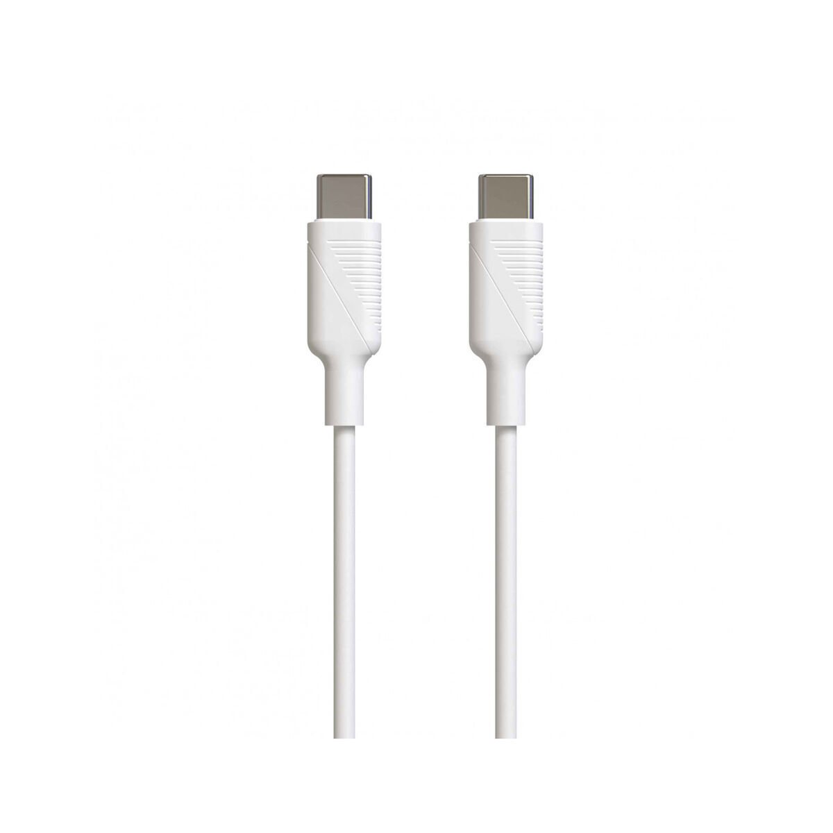 Cablu USB-C Muvit MCUSC0008 Alb Negru 1,2 m