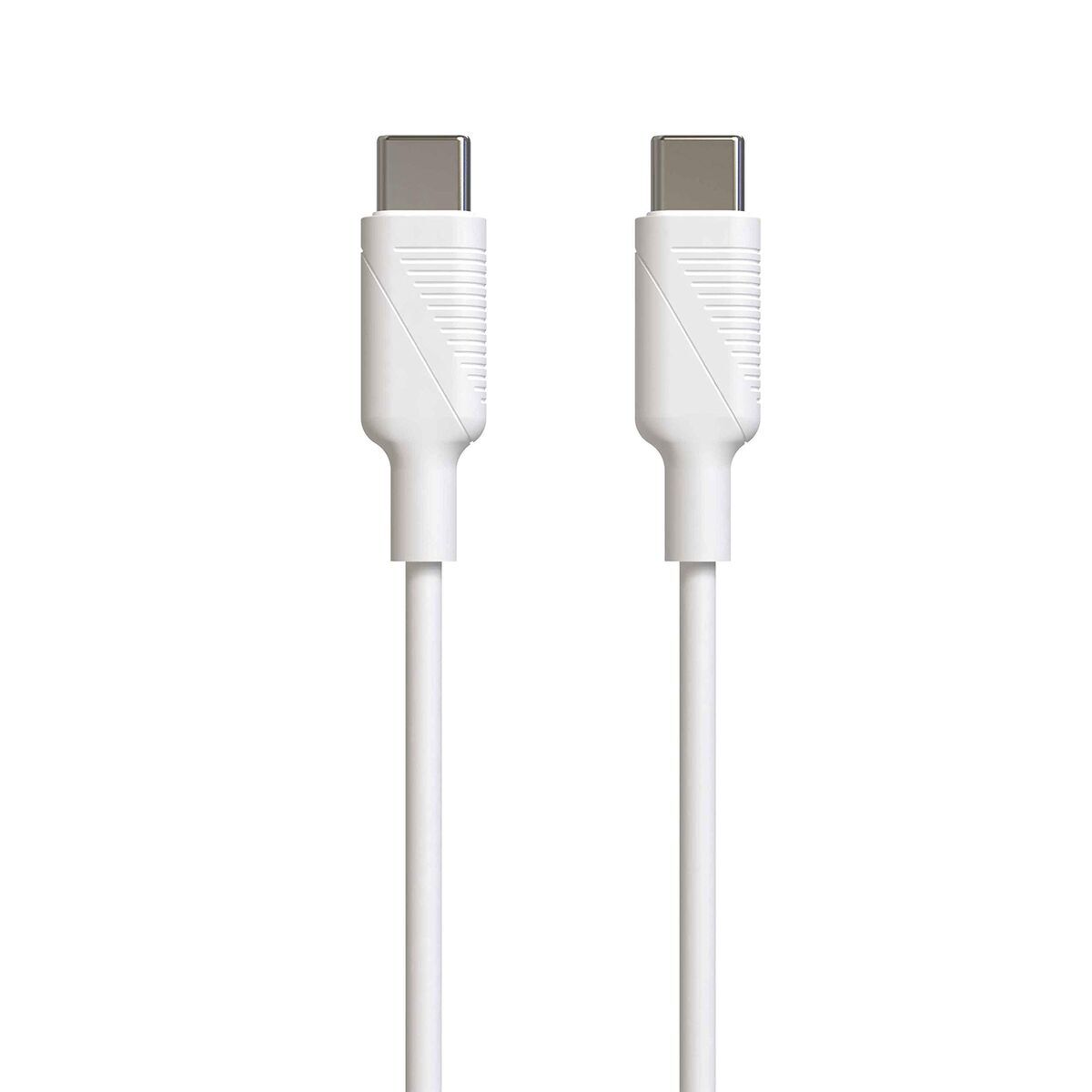 Cablu USB-C Muvit MCUSC0008 Alb Negru 1,2 m