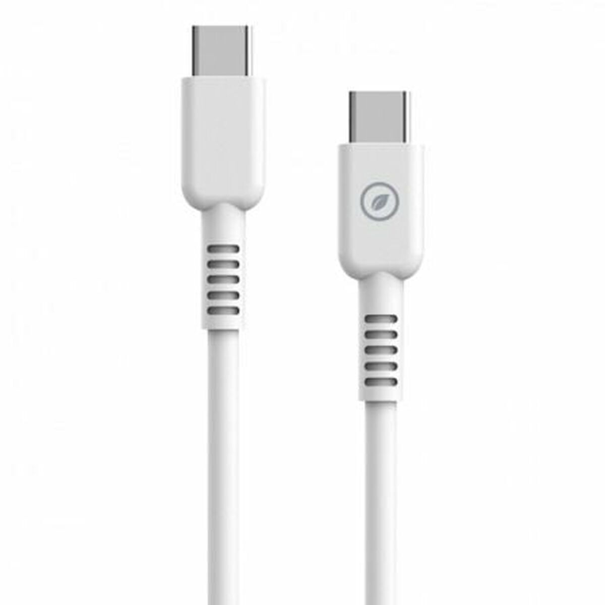 Cablu USB-C Muvit MCUSC0008 Alb Negru 1,2 m