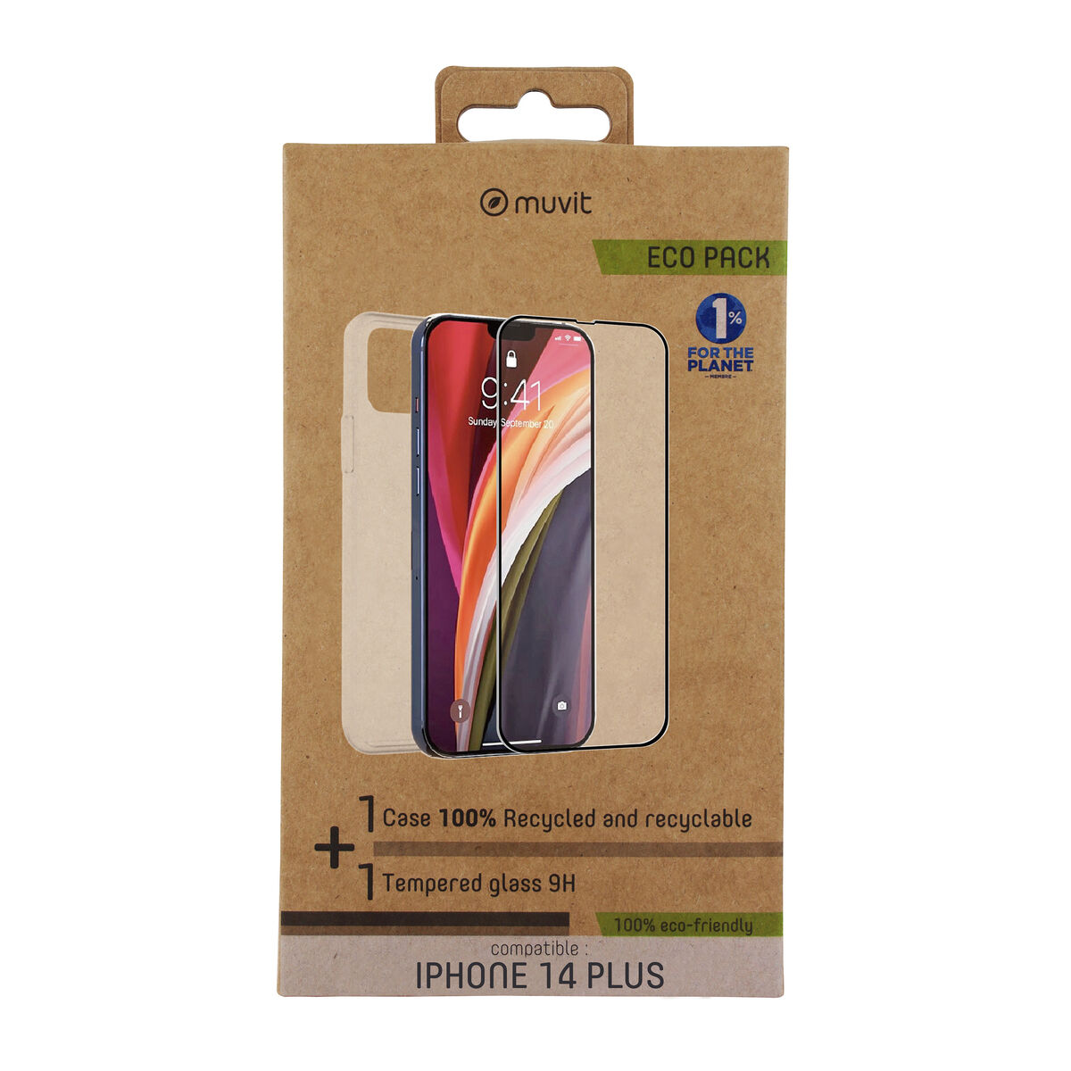 Husă și Protector pentru Mobil Muvit iPhone 14 Plus
