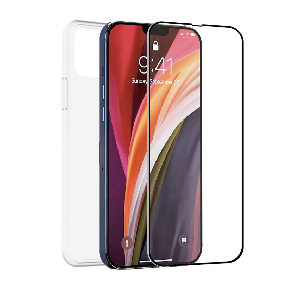 Husă și Protector pentru Mobil Muvit iPhone 14 Plus
