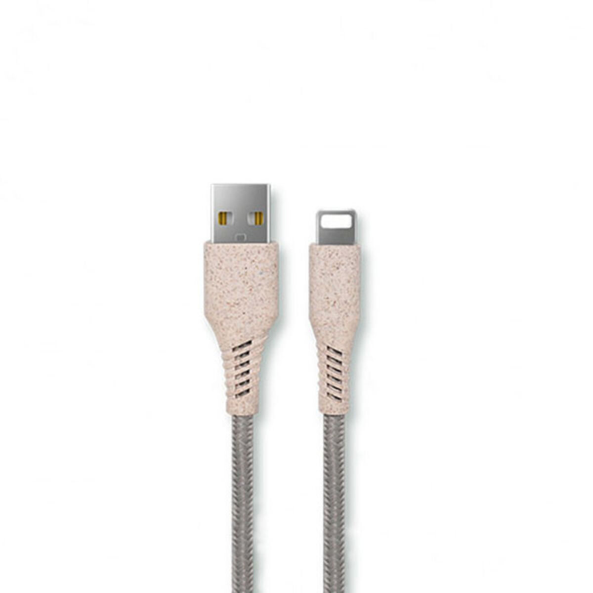 Cablu USB pentru iPad/iPhone KSIX B0914ECO02 Alb