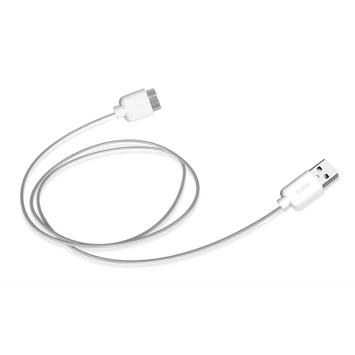 Cablu USB SBS TECABLEMICROSA Alb