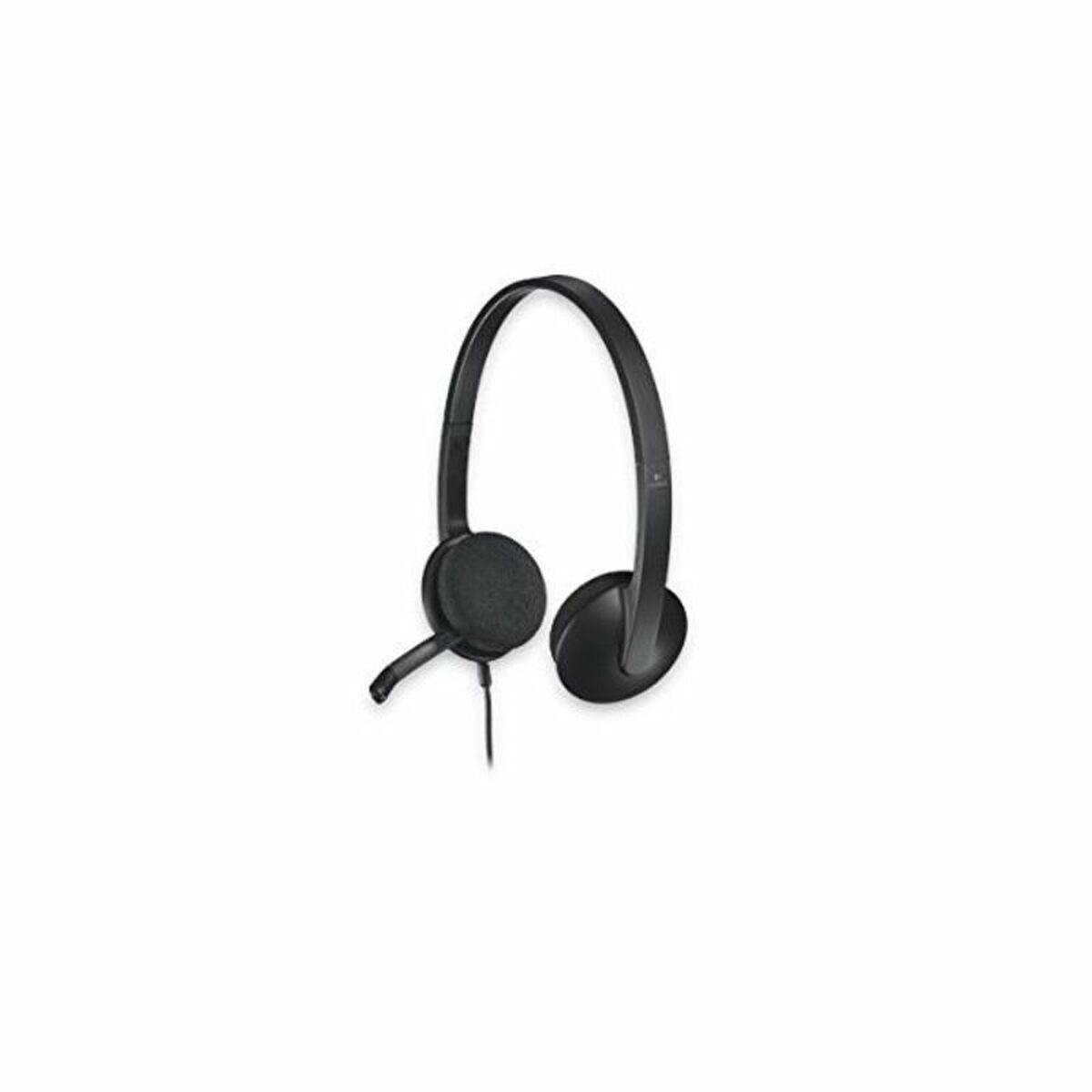 Căști cu Microfon Logitech 981-000475 Negru