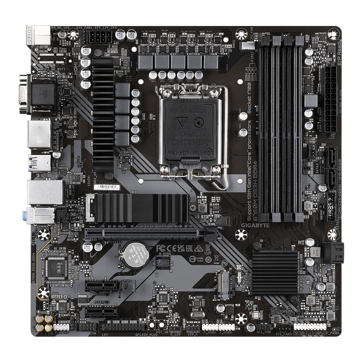 Placă de Bază Gigabyte B760M DS3H DDR4 LGA 1700