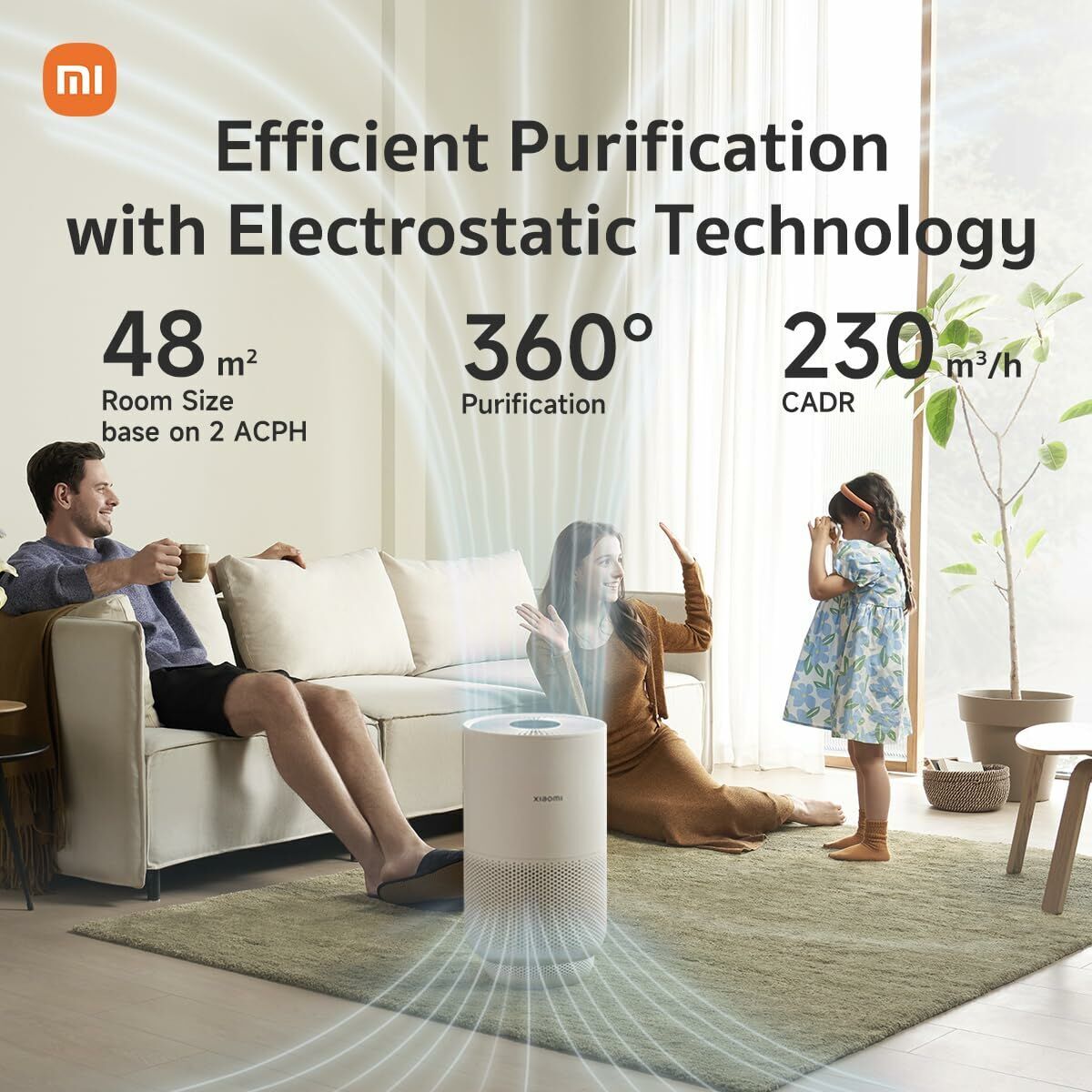 Purificator de Aer Xiaomi BHR5860EU Alb Negru