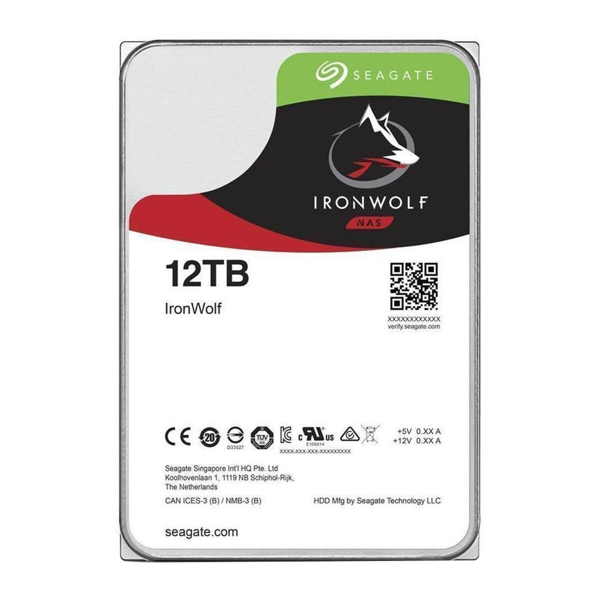 Hard Disk Seagate ST12000VN0008 3,5" 12 TB