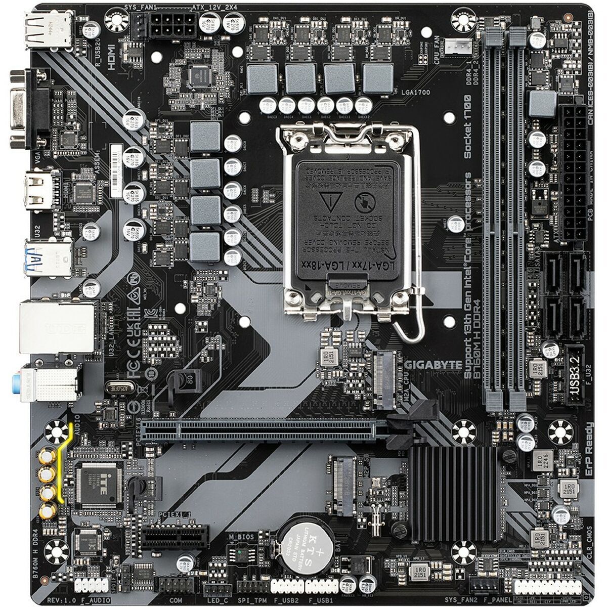 Placă de Bază Gigabyte 9MB76MH4-00-10 INTEL B760 EXPRESS LGA 1700
