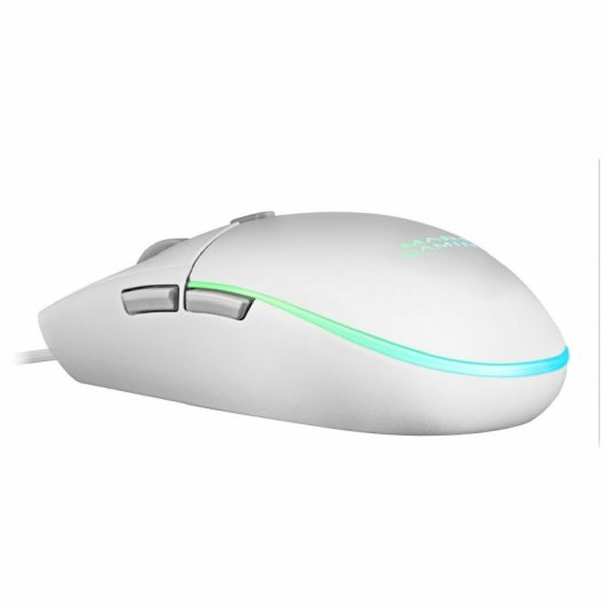 Tastatură și Mouse Mars Gaming MCPRGB3WES Qwerty Spaniolă Alb