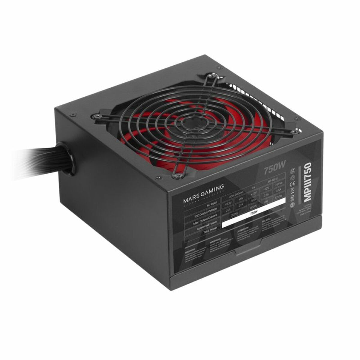 Sursă de Alimentare Mars Gaming MPIII750 ATX 750 W