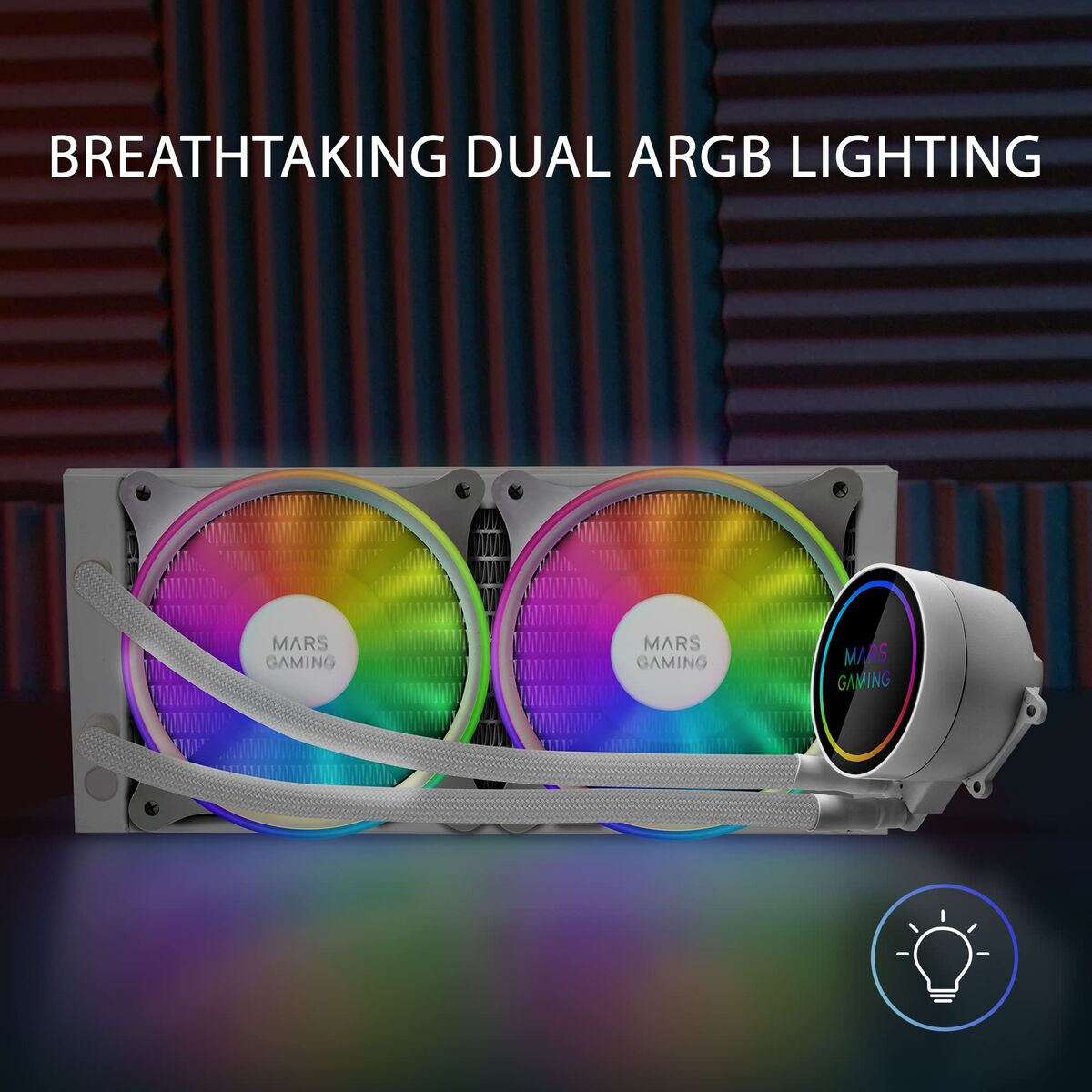Set de răcire lichidă Mars Gaming MLONE240W
