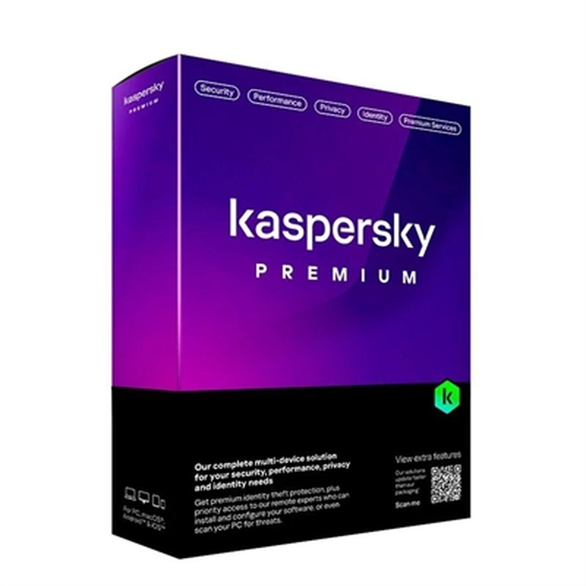 Software de Management Kaspersky Premium 10 Dispositivos Caja 1 año ESP Albastru