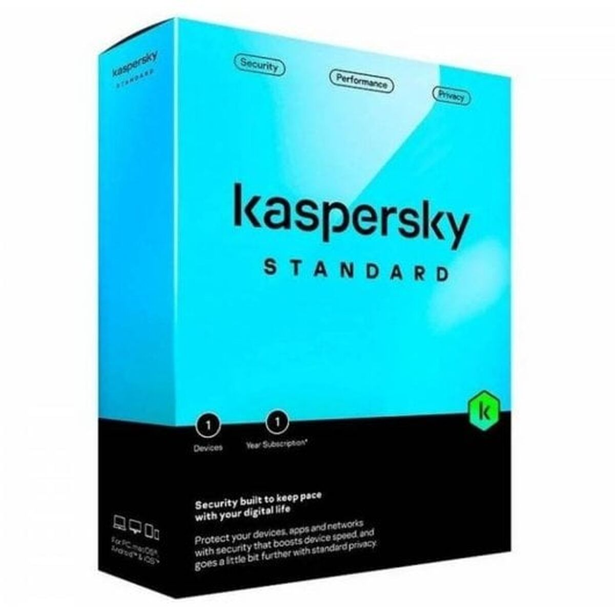 Software de Management Kaspersky Standard 1 Dispositivo caja 1 año ESP