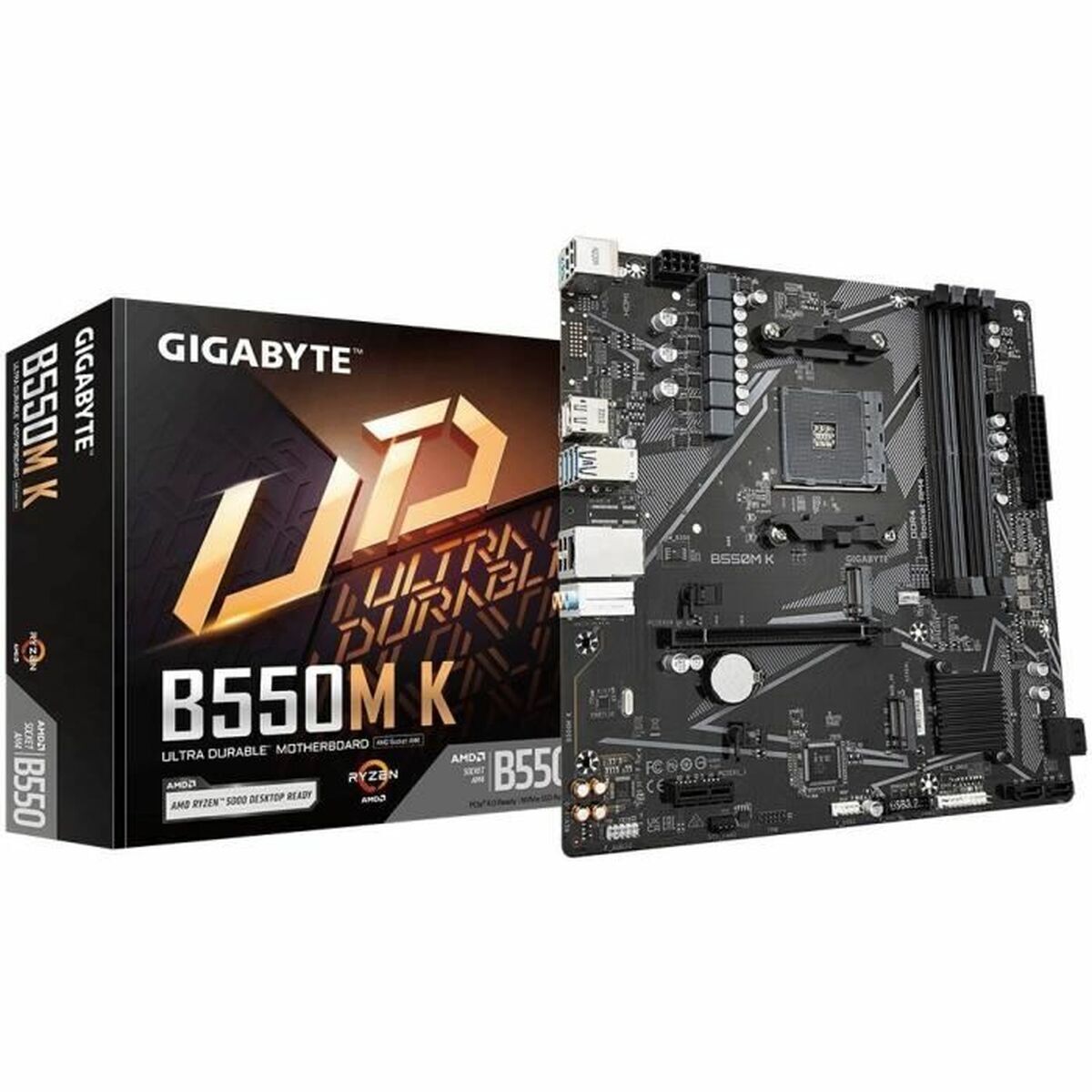 Placă de Bază Gigabyte B550M K 1.0 AMD B550 AMD AMD AM4