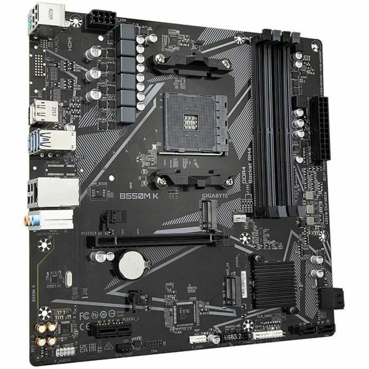 Placă de Bază Gigabyte B550M K 1.0 AMD B550 AMD AMD AM4