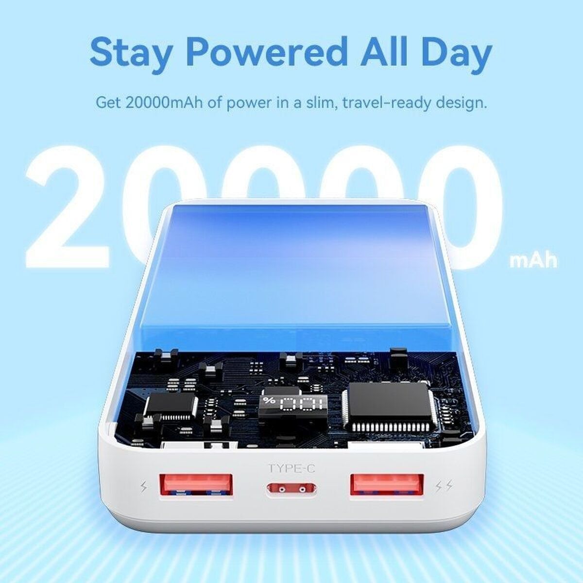 Powerbank Vention FHLB0 Negru