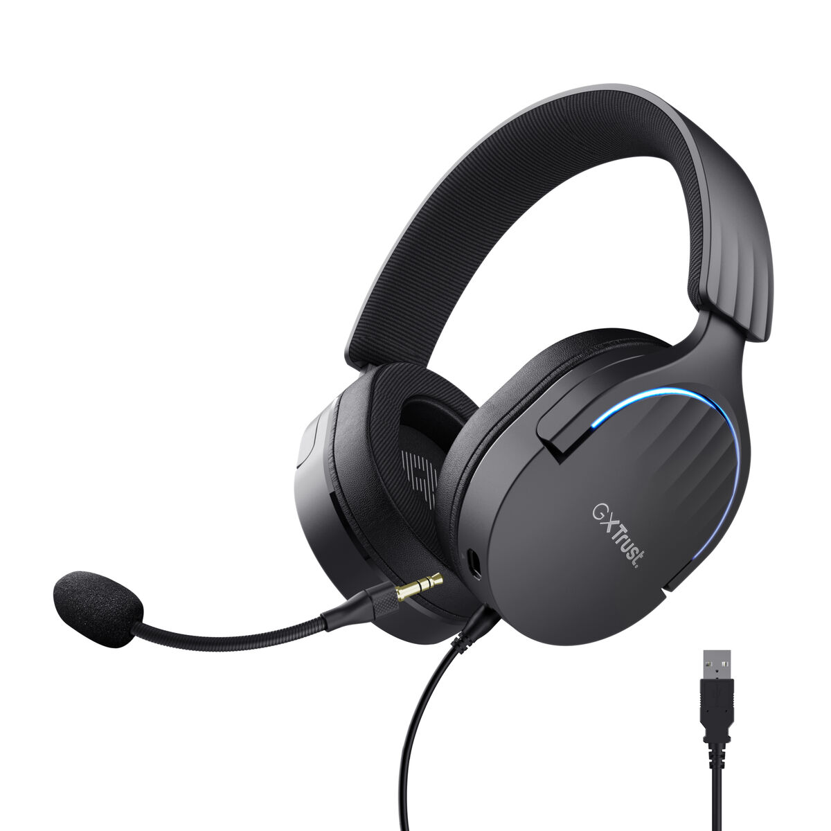 Căști cu Microfon Gaming Trust GXT 490 Negru Multicolor