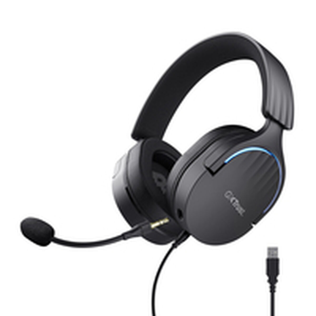 Căști cu Microfon Gaming Trust GXT 490 Negru Multicolor