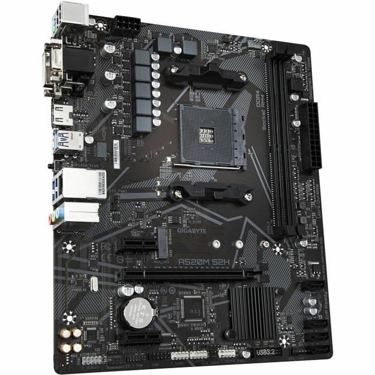Placă de Bază Gigabyte A520M S2H AMD AM4 AMD A520 AMD
