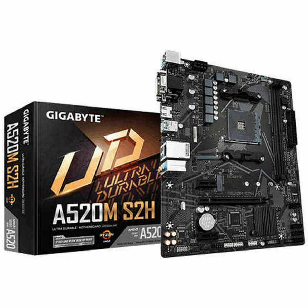 Placă de Bază Gigabyte A520M S2H AMD AM4 AMD A520 AMD