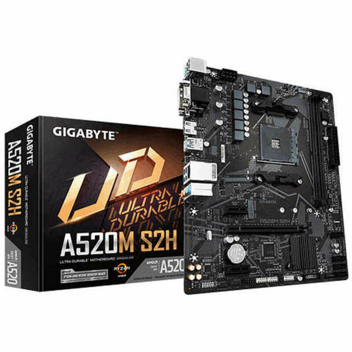 Placă de Bază Gigabyte A520M S2H AMD AM4 AMD A520 AMD