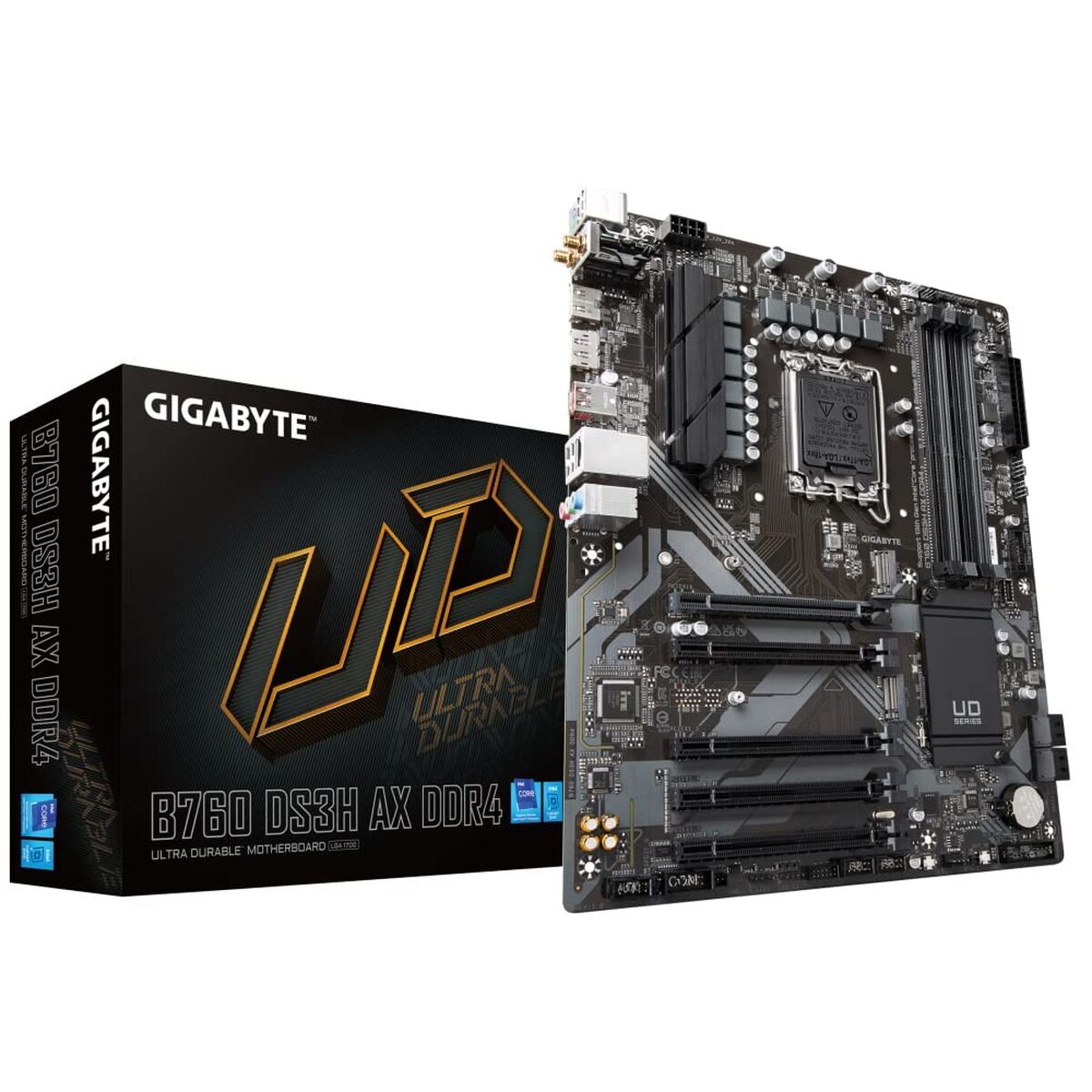Placă de Bază Gigabyte B760 DS3H AX DDR4 INTEL B760 EXPRESS LGA 1700