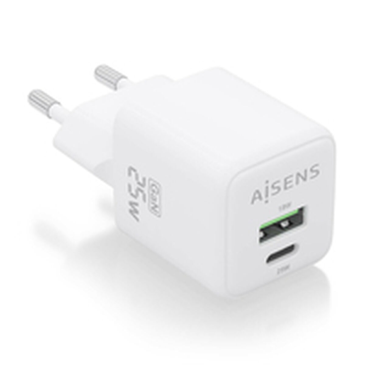 Încărcător de Perete Aisens ASCH-25W2P014-W Alb Multicolor 25 W