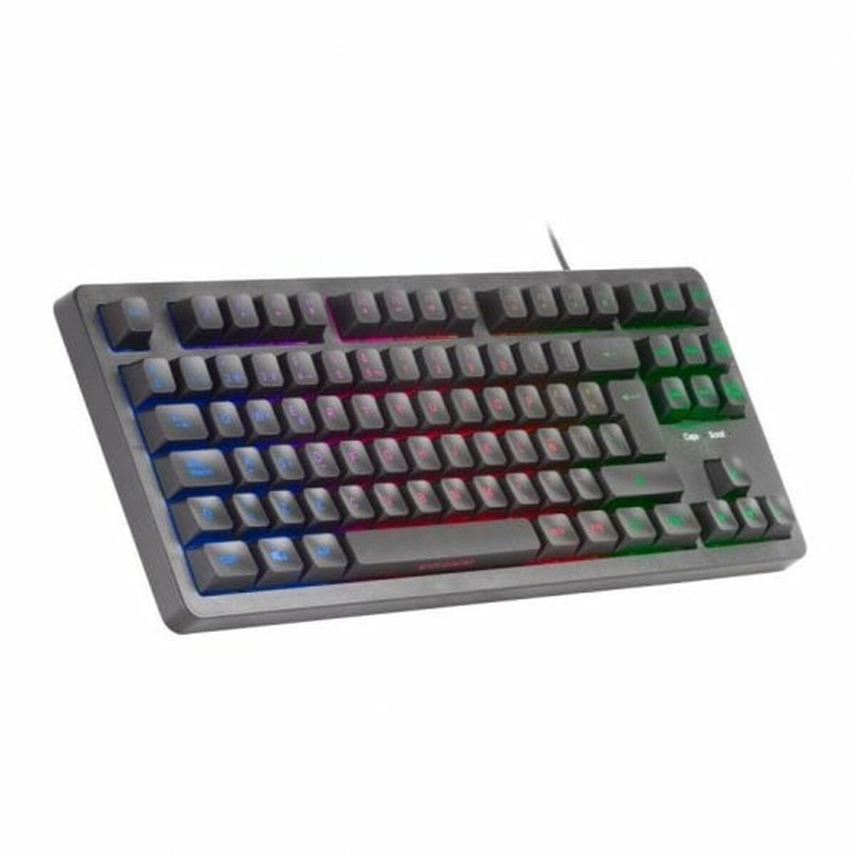 Tastatură Mars Gaming MK023ES Negru Qwerty Spaniolă