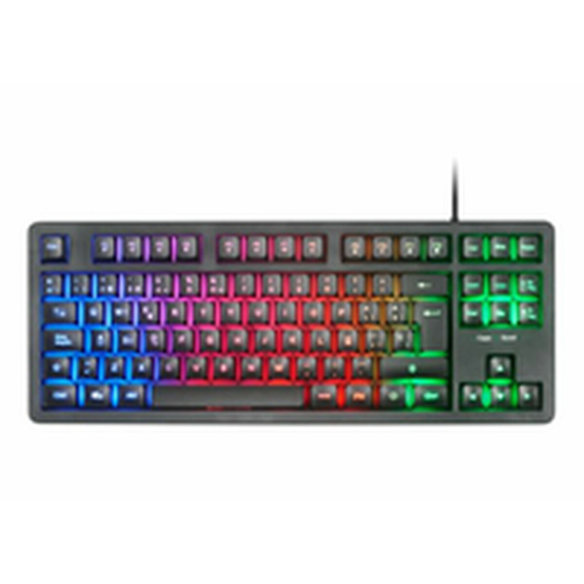 Tastatură Mars Gaming MK023ES Negru Qwerty Spaniolă