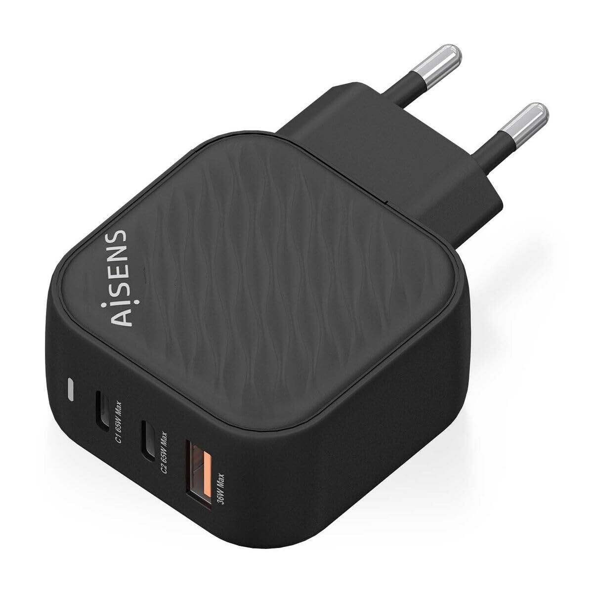 Încărcător de Perete Aisens ASCH-65W3P027-BK Negru Multicolor 65 W