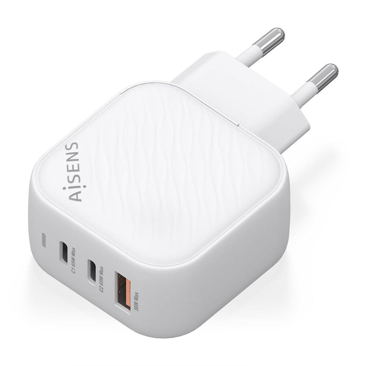 Încărcător de Perete Aisens ASCH-65W3P026-W Alb Multicolor 65 W