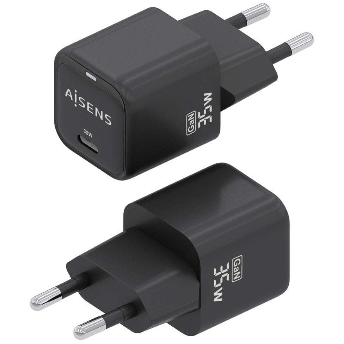 Încărcător de Perete Aisens ASCH-35W1P023-BK Negru Multicolor 35 W