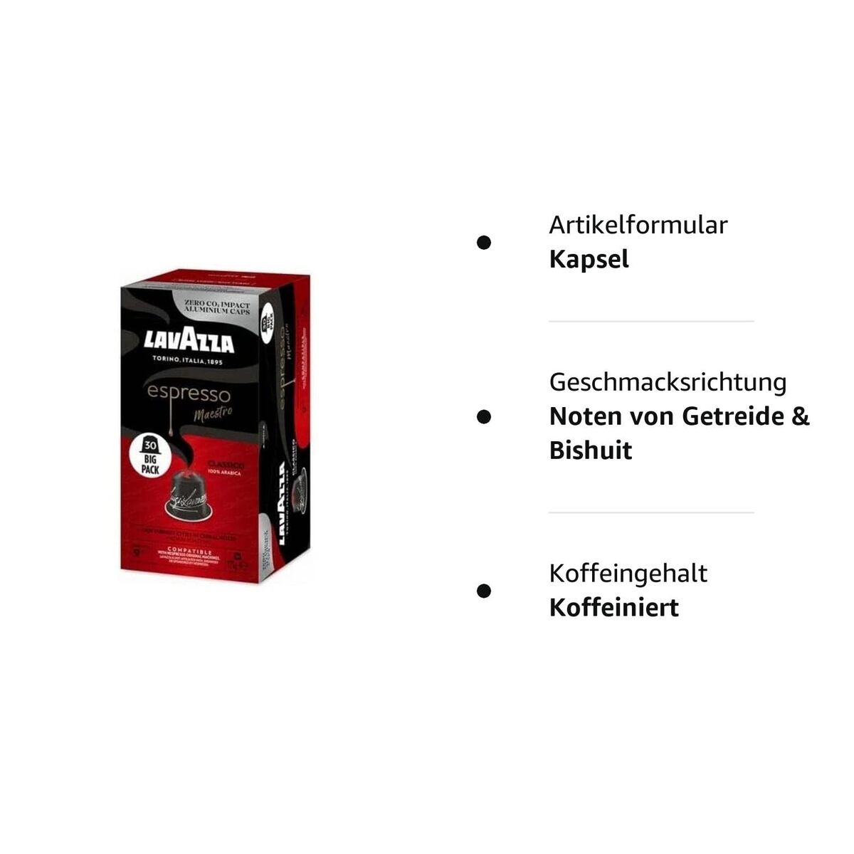 Capsule de cafea Lavazza Espresso Maestro 4 Piese 30 Piese (30 Unități)