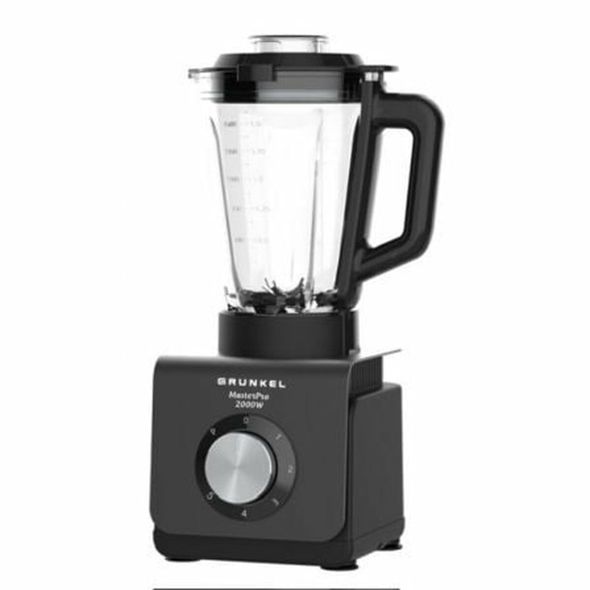 Mixer cu Pahar Grunkel BAT-2000 MASTERPRO Negru Oțel 1,5 L