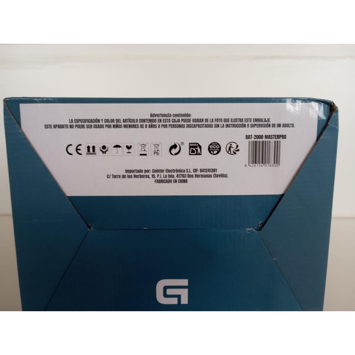 Mixer cu Pahar Grunkel BAT-2000 MASTERPRO Negru Oțel 1,5 L
