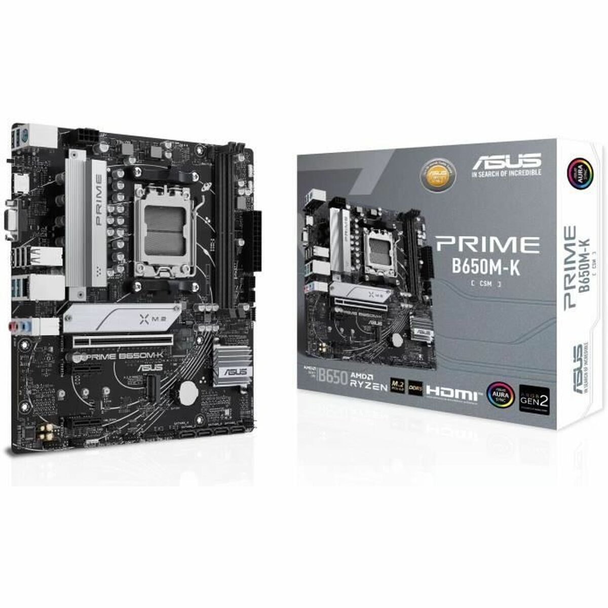 Placă de Bază Asus ASUS PRIME B650M-K AMD AM5 AMD AMD B650