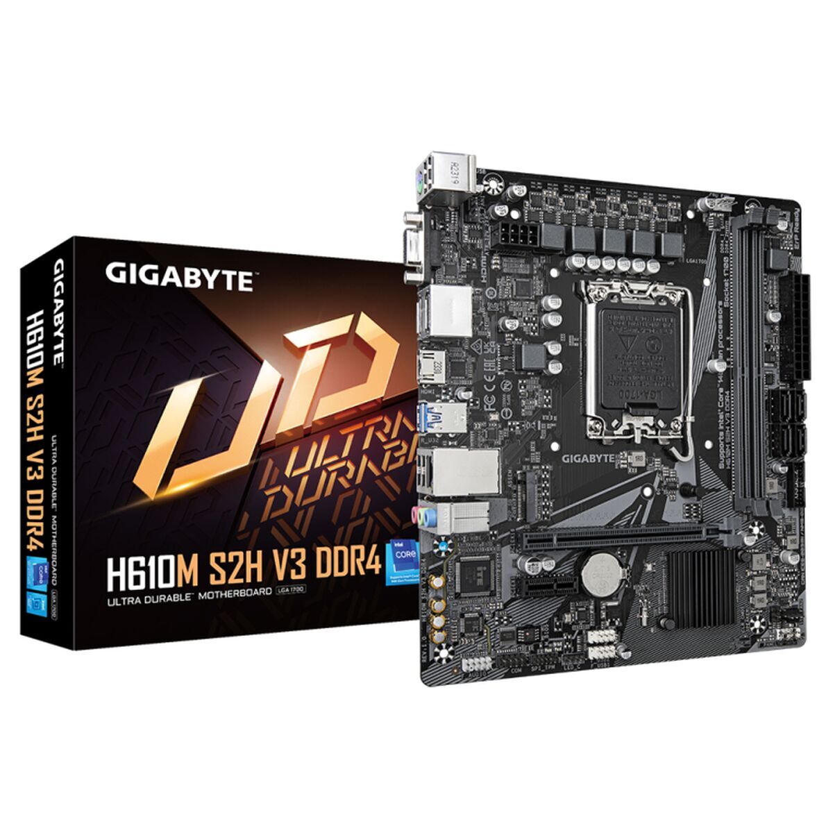 Placă de Bază Gigabyte H610M S2H V3 DDR4 LGA 1700