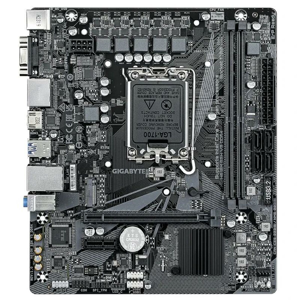Placă de Bază Gigabyte H610M S2H V3 DDR4 LGA 1700