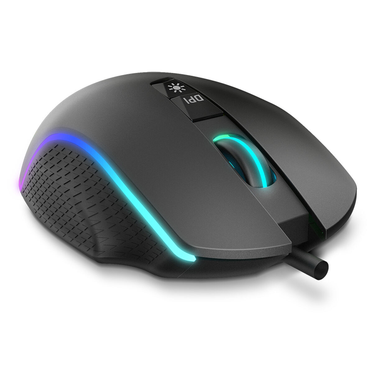Mouse Gaming cu LED Krom Keos 6400 dpi Negru