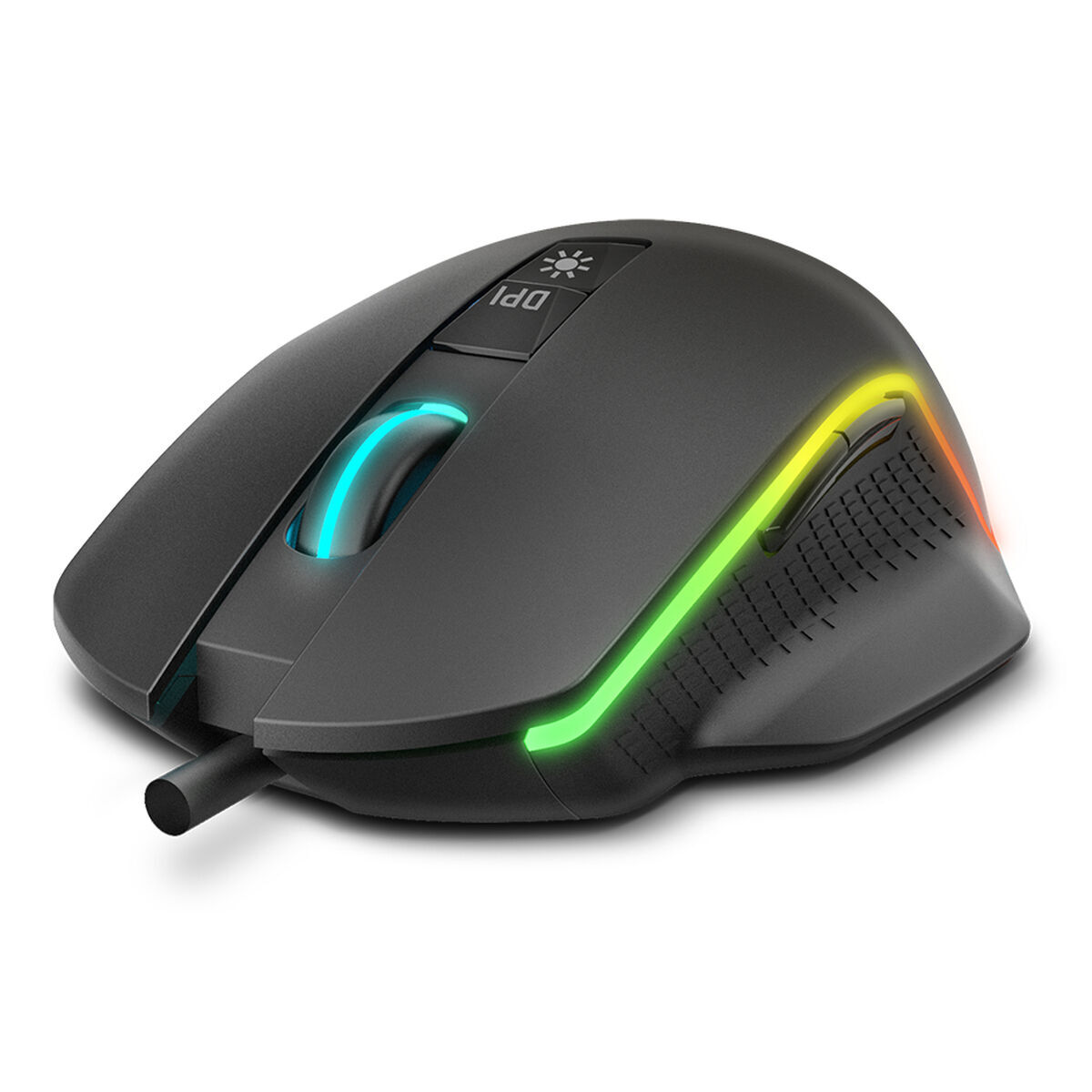 Mouse Gaming cu LED Krom Keos 6400 dpi Negru