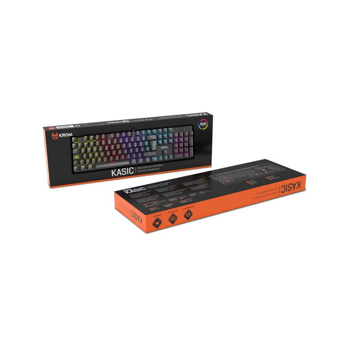 Tastatură Krom Kasic Negru Qwerty US