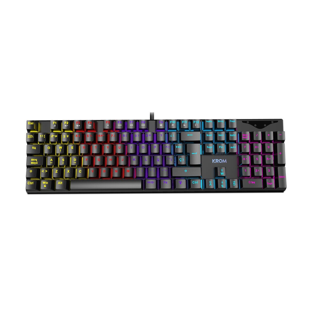 Tastatură Krom Kasic Negru Qwerty US