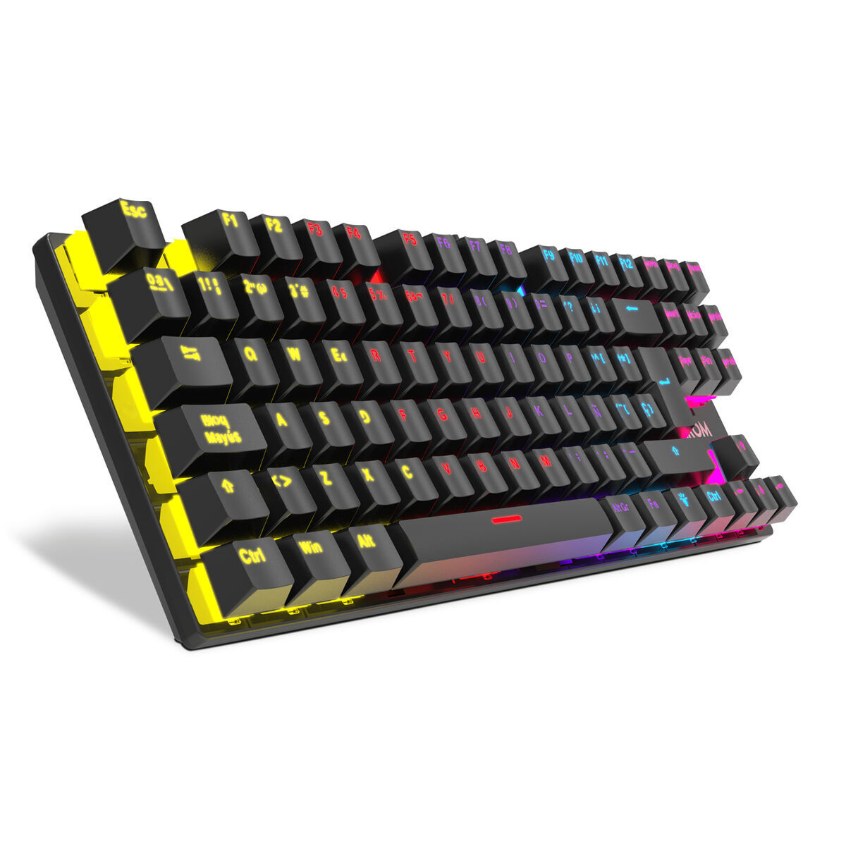Tastatură Krom Kasic TKL Negru LED RGB Retroiluminat