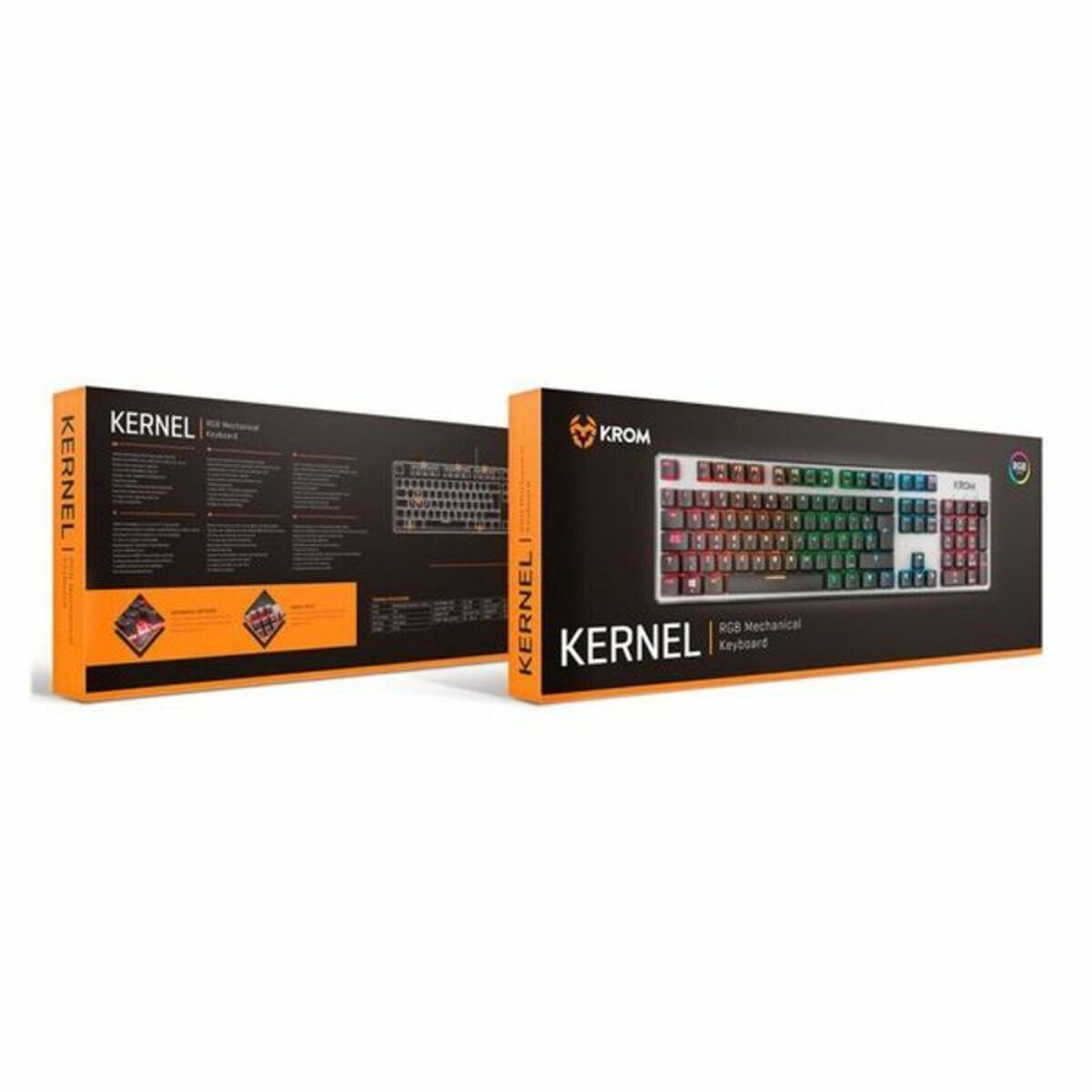 Tastatură Gaming Krom Kernel Negru Qwerty Spaniolă