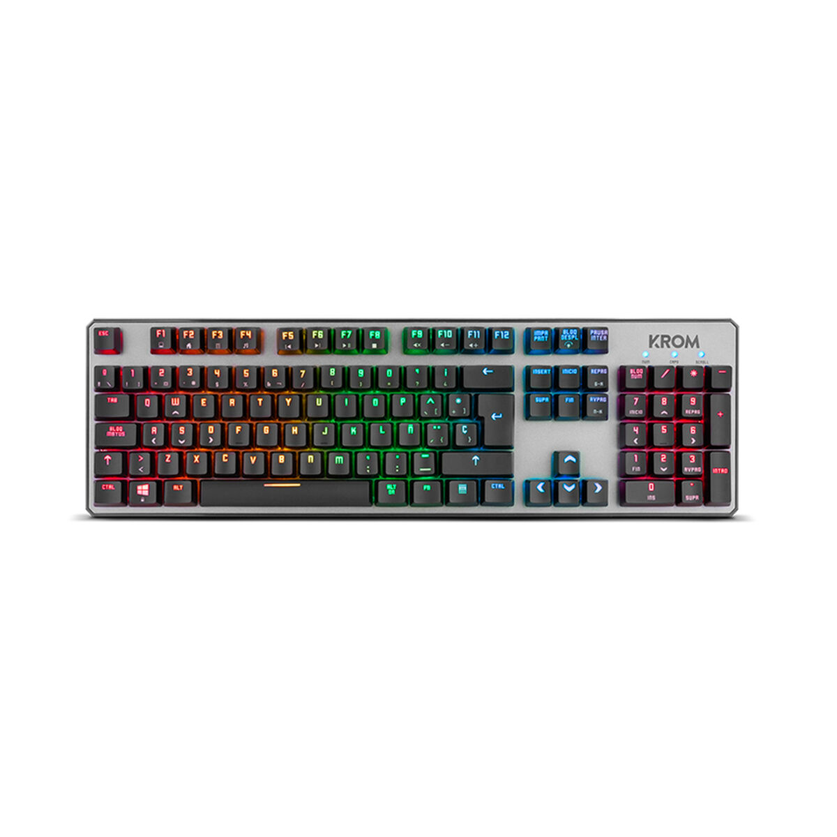 Tastatură Gaming Krom Kernel Negru Qwerty Spaniolă
