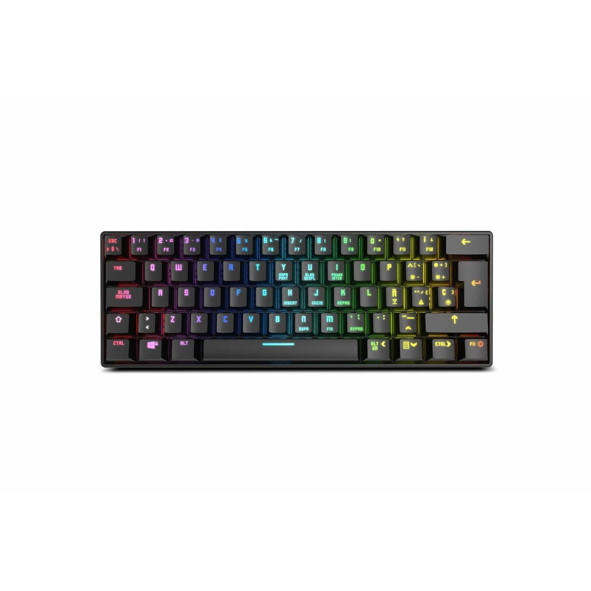 Tastatură Krom Kluster Negru RGB