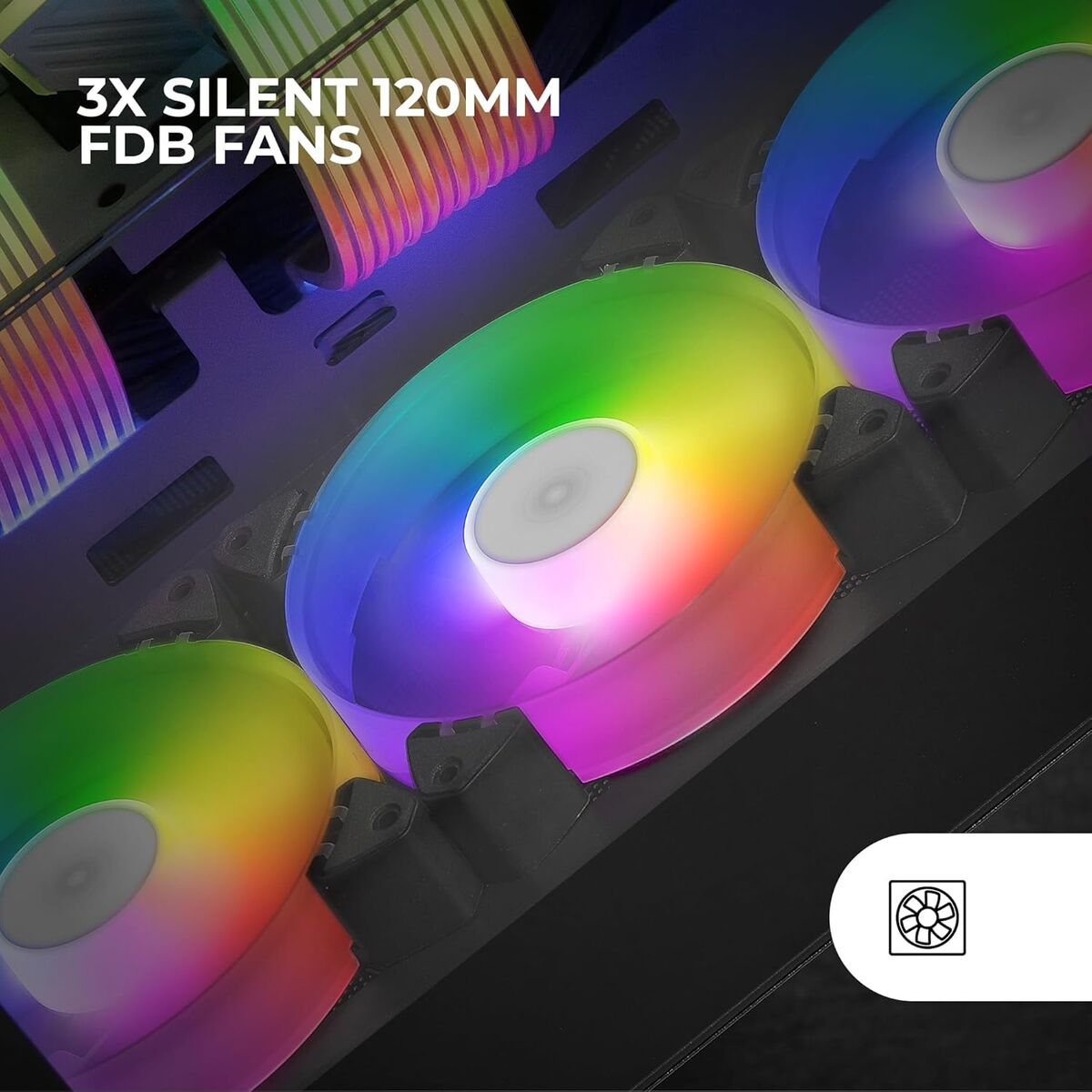 Ventilator CPU Mars Gaming MF-3A Ø 12 cm